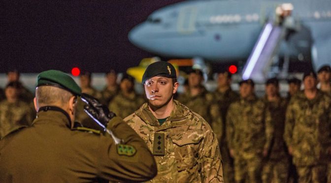 British troops arrive in Estonia as German spy chief warns of Russian troop build up