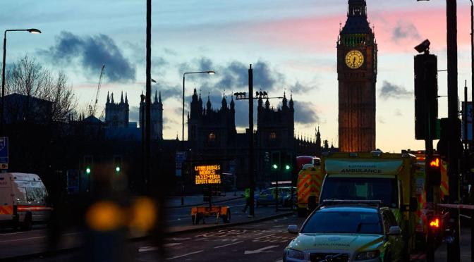 Celebrities react to the terror attack at westminster in london