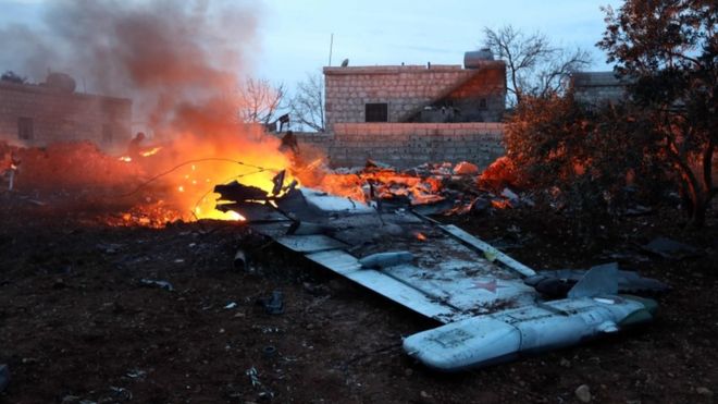 Russia Confirms Warplane Downed Over Syria, Pilot Dead